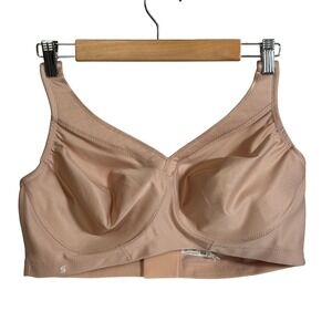 Glamorise New 42D 1006 MagicLift Ultimate Support Wireless Bra Beige Full Figure